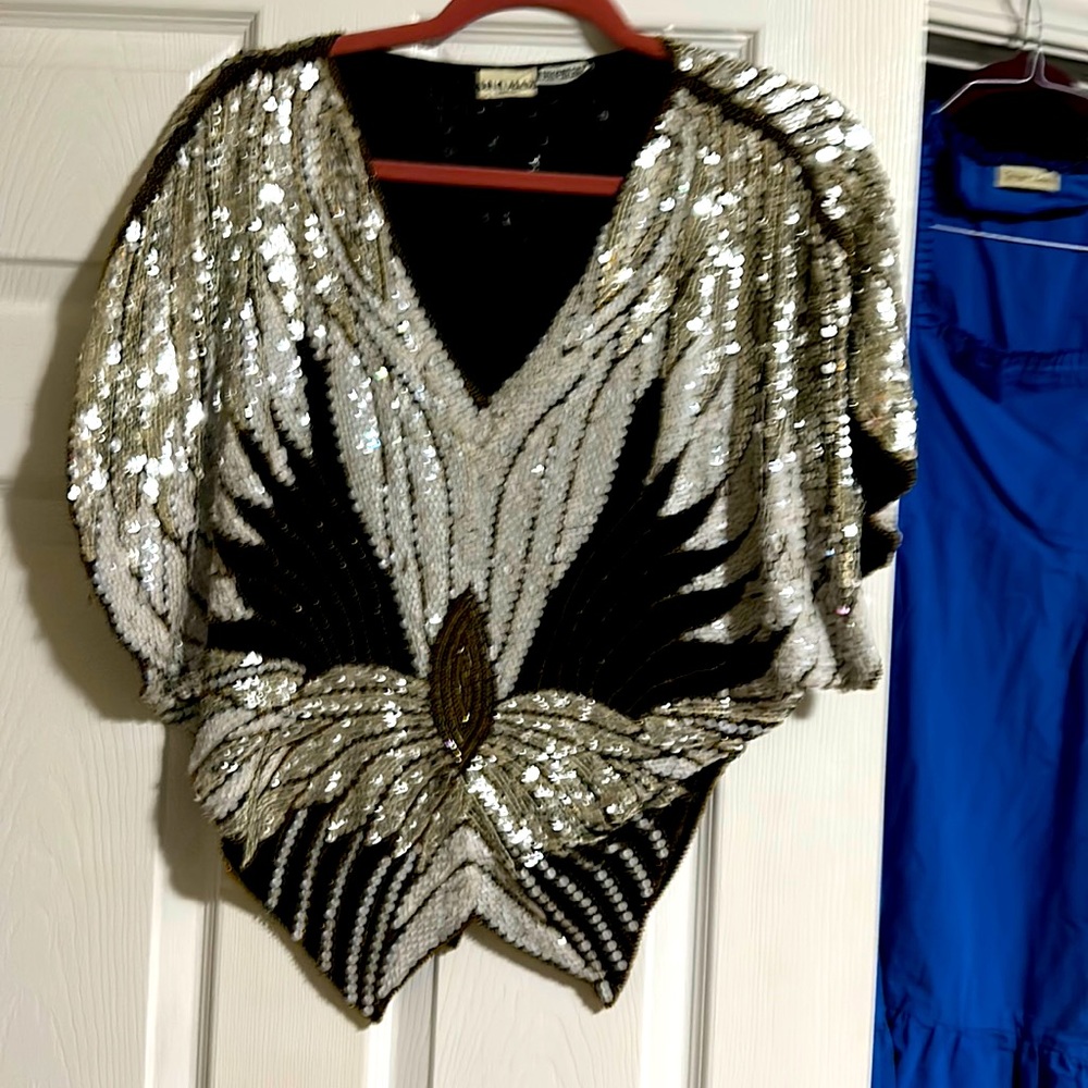 Vintage piece 100% silk